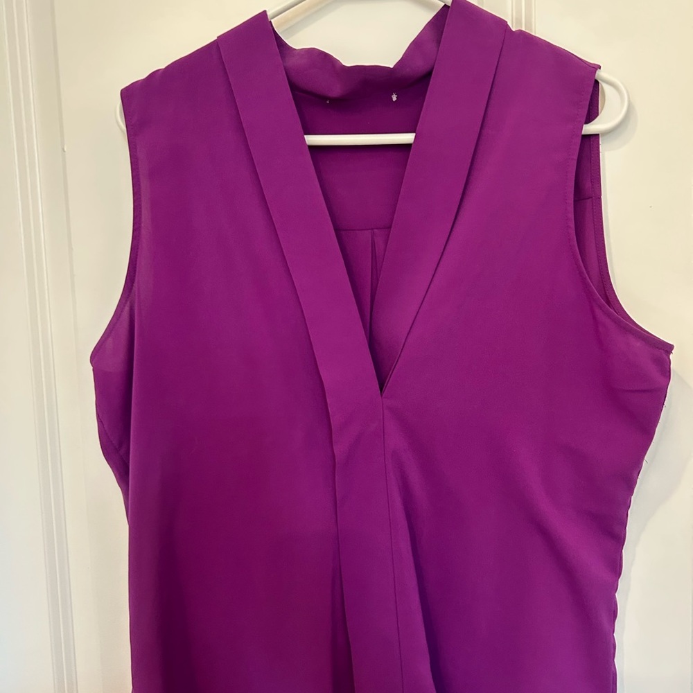 Sleeveless Purple Women's Top